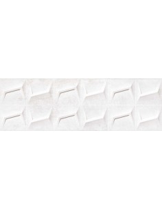 Azulejo GALVANIC Haro Blanco 31.5x100cm de Grespania