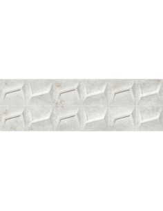 Azulejo GALVANIC Haro Aluminio 31.5x100cm de Grespania