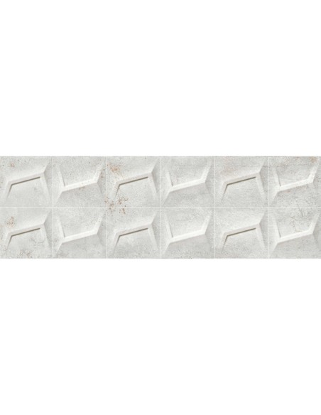 Azulejo GALVANIC Haro Aluminio 31.5x100cm de Grespania