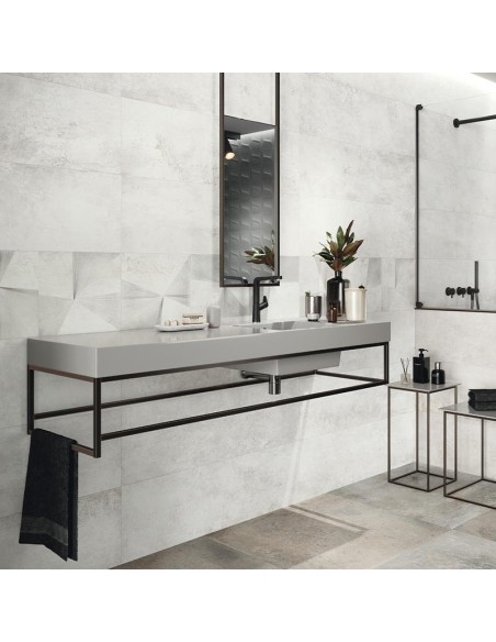 Azulejo GALVANIC Blanco 30x60cm de Grespania