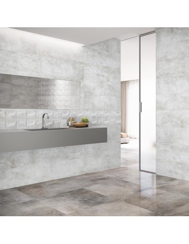 Azulejo GALVANIC Aluminio 30x60cm de Grespania