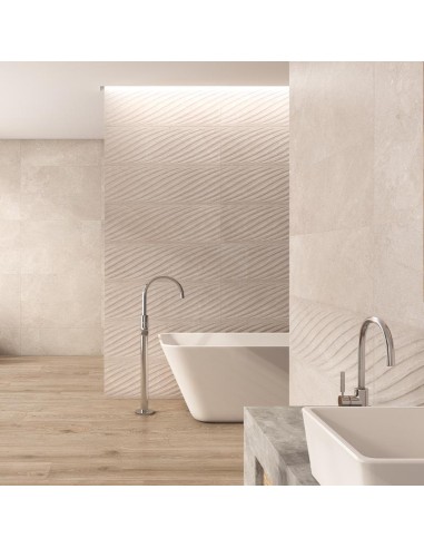 Azulejo LOIRE Rhin Arena 31.5x100cm de Grespania