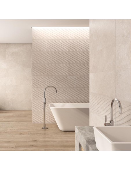 Azulejo LOIRE Rhin Arena 31.5x100cm de Grespania