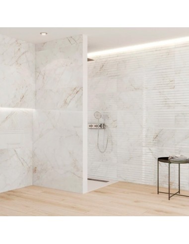 Azulejo MARMOREA CUARZO RENO Sílex 31.5x100cm de Grespania