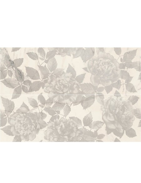 Azulejo ALLMARBLE WALL Decoro Rose Statuario - Mármol blanco con detalles rosados | MARAZZI