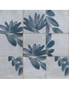 Porcelánico RICE Decoro Blossom Grigio de Marazzi (Ref. M9JD) | Azulisimo