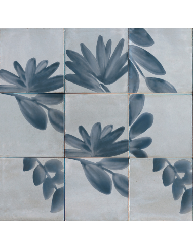 Porcelánico RICE Decoro Blossom Grigio de Marazzi (Ref. M9JD) | Azulisimo