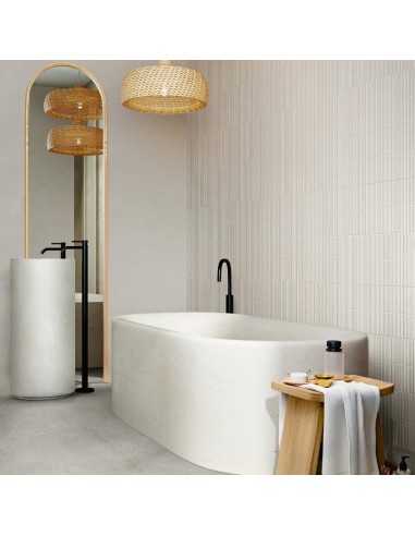 Azulejo ROOM Wall Grigio 3D Match de Marazzi MP6C | Relieve Moderno en Gris