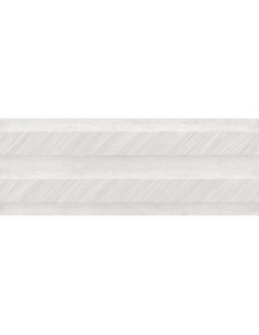 Azulejo TEXTURE Onne Blanco 45x120cm de Grespania