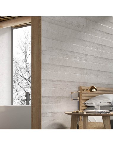 Azulejo TEXTURE Spatula Perla 45x120cm de Grespania