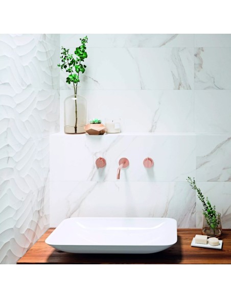 Azulejo MARMOREA Celosia Calacata 31,5x100cm de Grespania