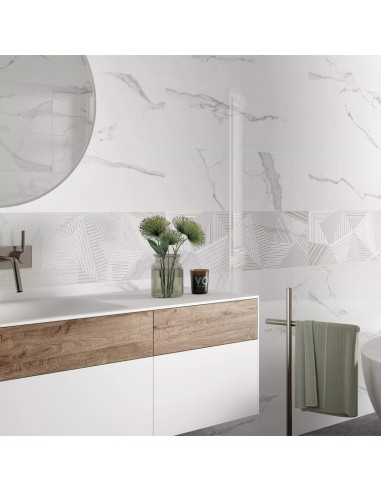 Azulejo MARMOREA ESTATUARIO brillo 31,5X100cm de Grespania