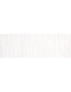 Azulejo PURE White Struttura Code 3D Lux de MARAZZI. Ref M12Y
