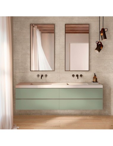 Azulejo LIMESTONE WALL taupe 3D mikado de Marazzi. Ref MFCK