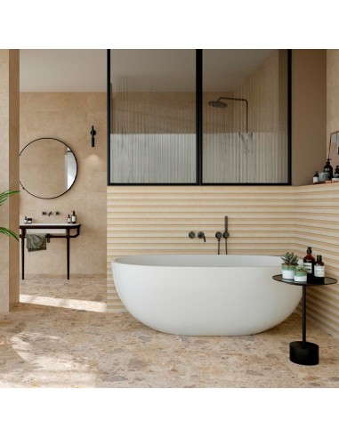 Azulejo CARACTER WALL Greige Struttura Walltone 3D de MARAZZI - M953