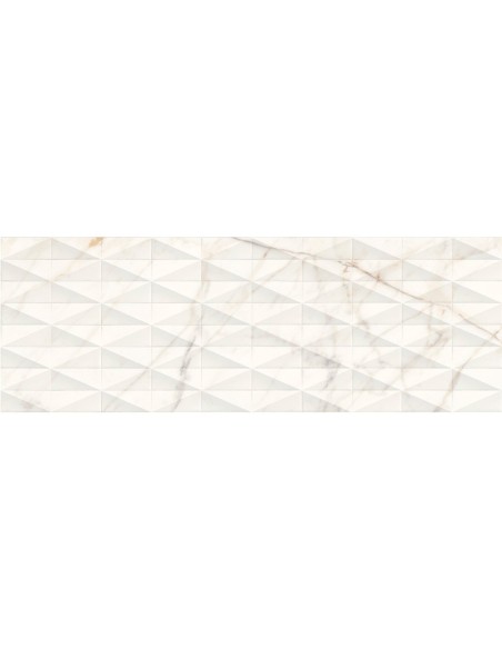 Azulejo ALLMARBLE WALL Golden white struttura 3D satin de MARAZZI - M6TK