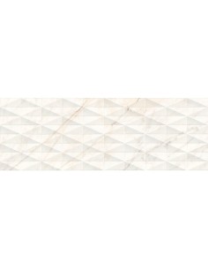 Azulejo ALLMARBLE WALL Golden white struttura 3D pavé lux de MARAZZI - M71S
