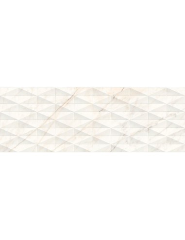 Azulejo ALLMARBLE WALL Golden white struttura 3D pavé lux de MARAZZI - M71S