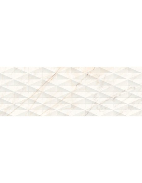 Azulejo ALLMARBLE WALL Golden white struttura 3D pavé lux de MARAZZI - M71S