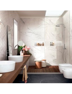 Azulejo ALLMARBLE WALL Statuario struttura 3D pavé lux de MARAZZI - M73S 2