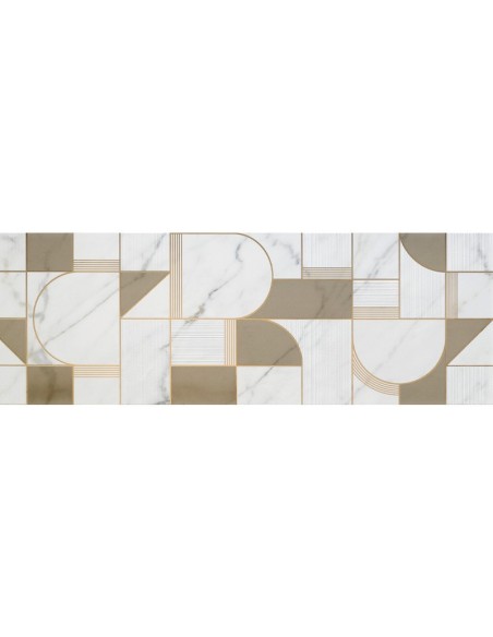 Azulejo ALLMARBLE WALL Golden White decoro club de MARAZZI - M8T5