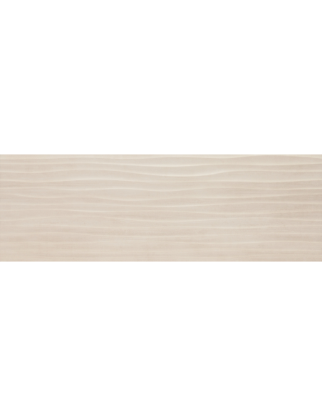 Azulejo MATERIKA Beige Struttura Wave 3D de Marazzi (Ref. MMFW)