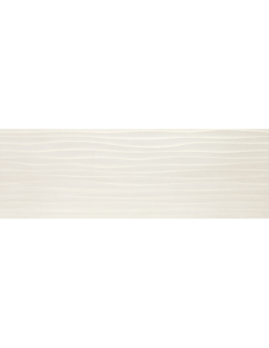 Azulejo MATERIKA Off White Struttura Wave 3D de Marazzi (Ref. MMFV) | Azulisimo
