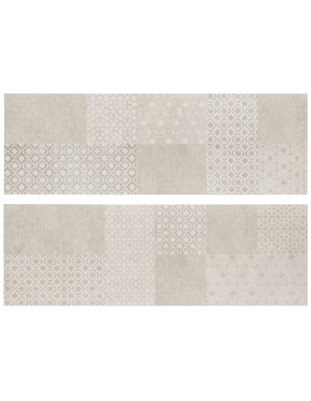Azulejo STONE ART Steel Deco Pattern Marazzi - M04R | AZULISIMO