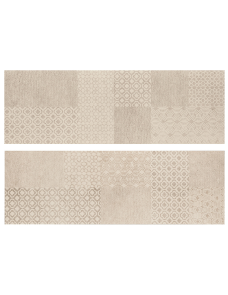 Azulejo STONE ART Ivory/Taupe Decoro Patern Marazzi - M04S | AZULISIMO