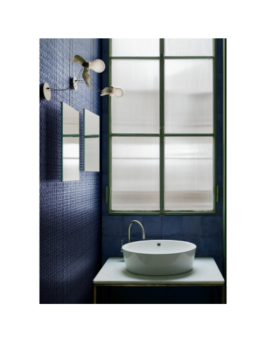 Porcelánico MEMORIA Blu Struttura Stamp 3D de Marazzi (Ref. MAYA) | Azulisimo