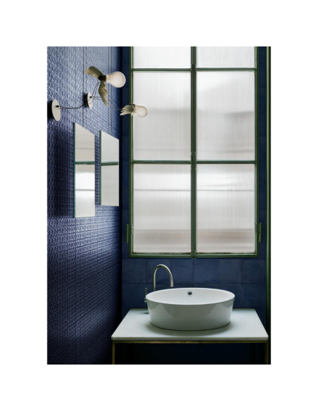 Porcelánico MEMORIA Blu Struttura Stamp 3D de Marazzi (Ref. MAYA) | Azulisimo