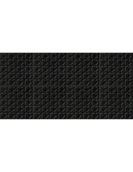 Porcelánico MEMORIA Nero Struttura Stamp 3D de Marazzi (Ref. MAYC) | Azulisimo