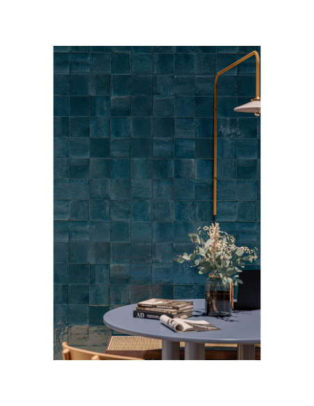 Porcelánico RICE Blu 15x15cm de Marazzi (Ref. M964) | Azulisimo