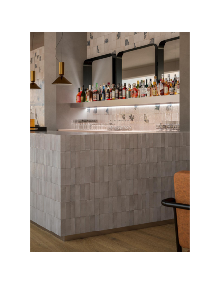 Porcelánico RICE 7,5x20cm Grigio de Marazzi (Ref. M968) | Azulisimo