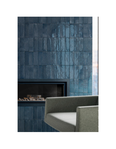Porcelánico RICE 7,5x20cm Blu de Marazzi (Ref. M969) | Azulisimo