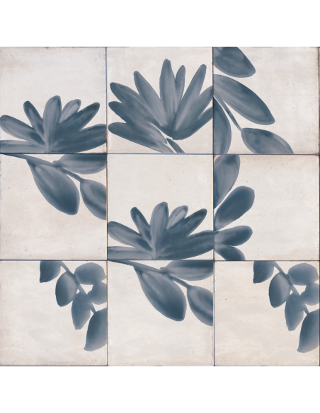 Porcelánico RICE Decoro Blossom Bianco de Marazzi (Ref. M9JA) | Azulisimo