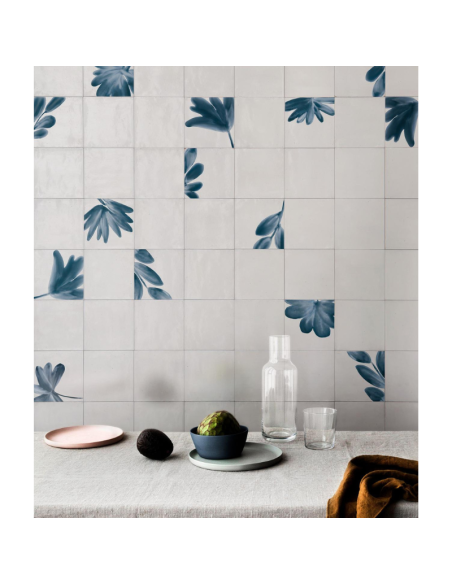 Porcelánico RICE Decoro Blossom Bianco de Marazzi (Ref. M9JA) | Azulisimo