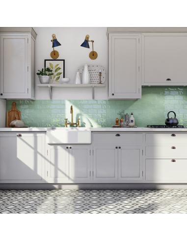 Azulejo ORIGINAL BULEVAR Jade 7,5x15cm de Mainzu | Ref. PT03178