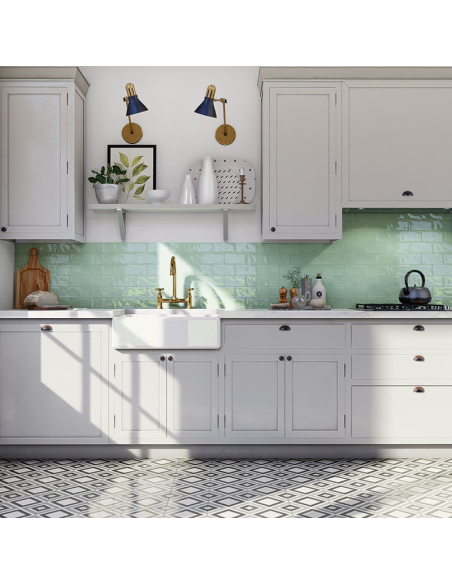 Azulejo ORIGINAL BULEVAR Jade 7,5x15cm de Mainzu | Ref. PT03178