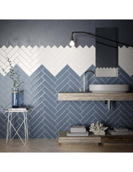 Azulejo ORIGINAL BULEVAR Blu 7,5x30cm de Mainzu | Ref. PT02767