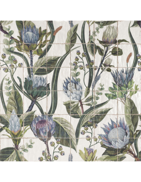 Azulejo LIVORNO Mural Protea de Mainzu | Ref. PT03193