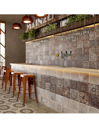 Azulejo TIN TILE Rusty Mix de Mainzu | Ref. PT02871