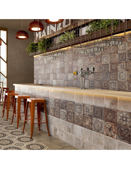 Azulejo TIN TILE Rusty Mix de Mainzu | Ref. PT02871