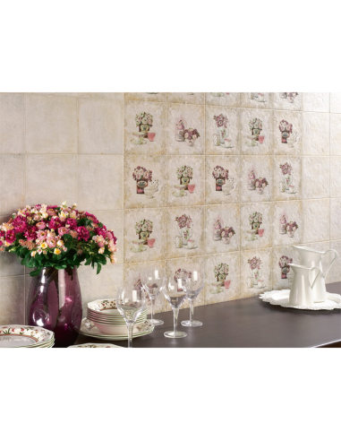 Azulejo BOLONIA Decor Solferino de Mainzu | Ref. PT01768