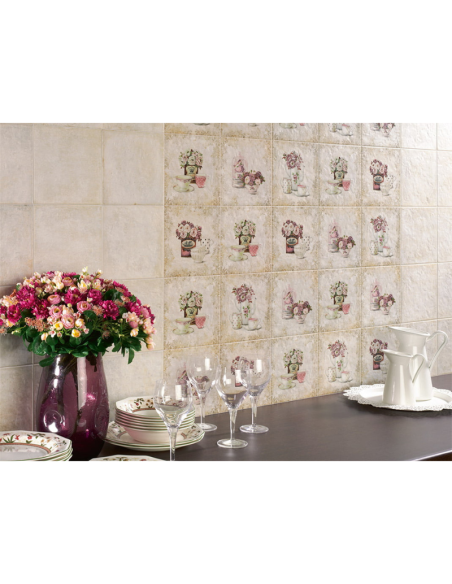 Azulejo BOLONIA Decor Solferino de Mainzu | Ref. PT01768