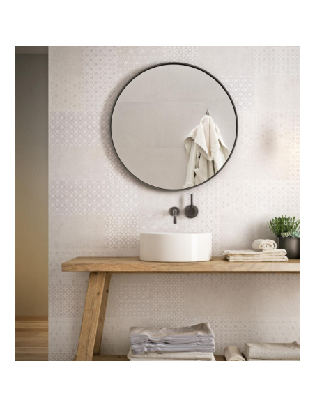 Azulejo STONE ART Steel Deco Pattern Marazzi - M04R | AZULISIMO