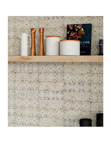 Azulejo ALBA WALL Decoro Talbot de Marazzi (Ref. M95Z) | Azulisimo