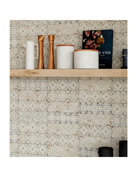 Azulejo ALBA WALL Decoro Talbot de Marazzi (Ref. M95Z) | Azulisimo