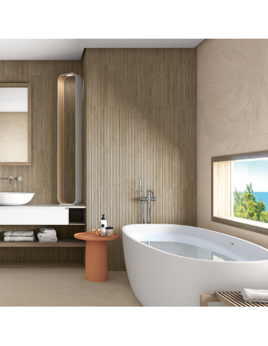 Azulejo STRAVAGANZA Beige 45x120cm de Vives - Ref. 4YXN | Azulisimo