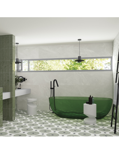 Azulejo STRAVAGANZA Gris 45x120cm de Vives - Ref. 4YXP | Azulisimo